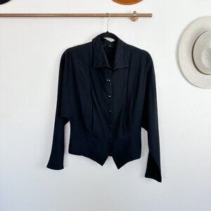 L. Bates Button Down Top XS